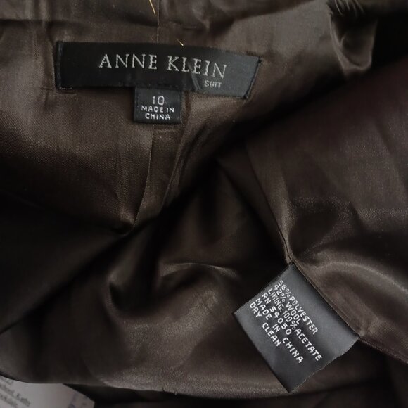 ANNE KLEIN Pantsuit Rosette Snap Flare Leg 10 - Picture 6 of 6